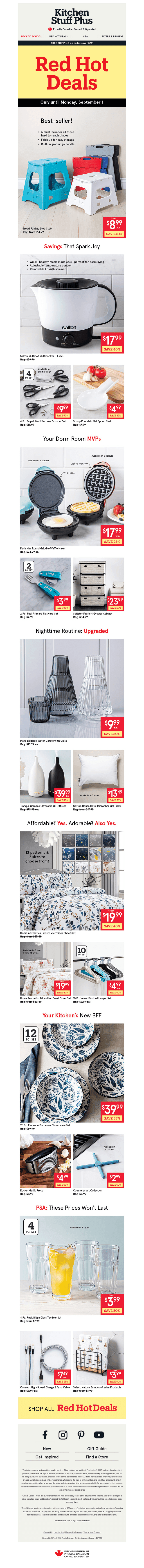 Red Hot Deals ft. Back to School Picks 🎒🔥
