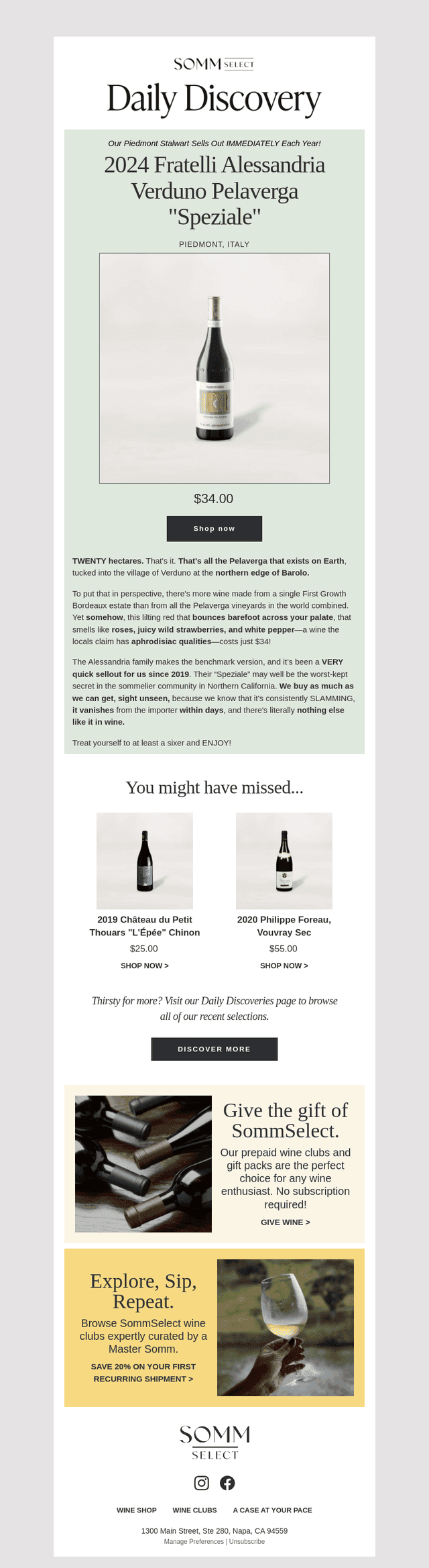A SommSelect Italian Unicorn Is Back!