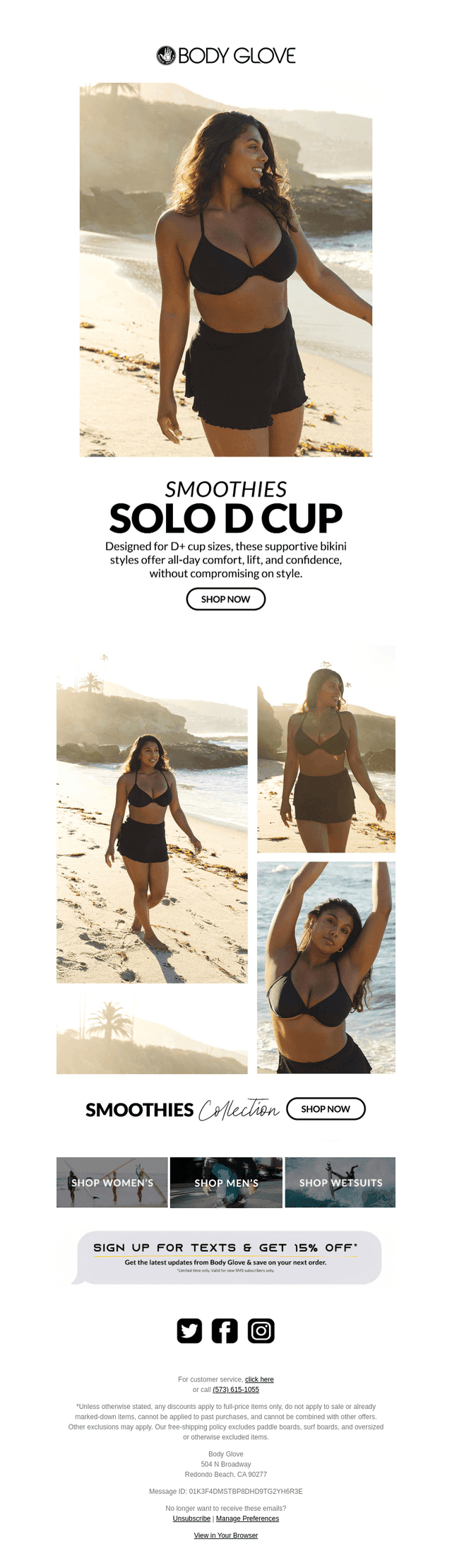 Bikinis can have support, too