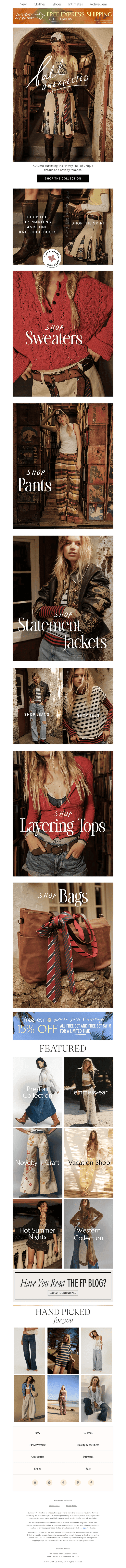 New Collection: Fall, Unexpected