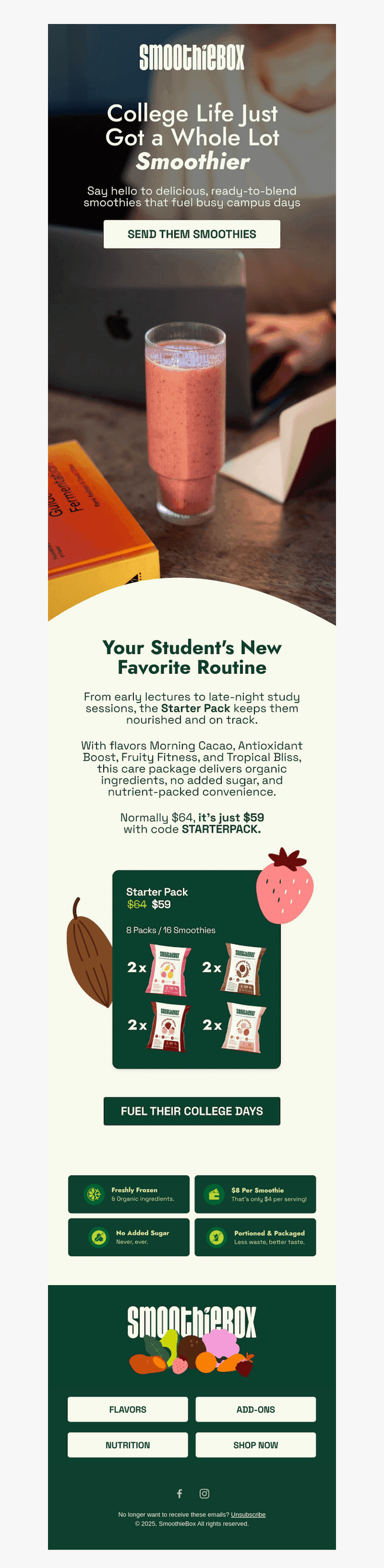 Send Them Off With Smoothie Love 🎓