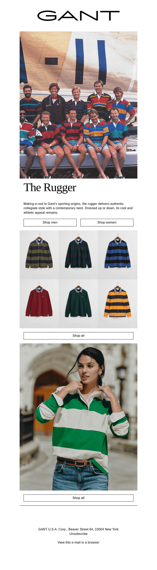 The Rugger – A Gant Classic