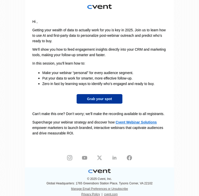 Put your webinar data to effective use and drive more pipeline…