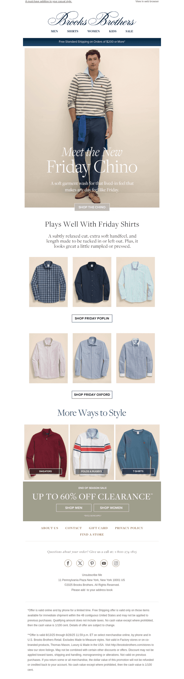 The new Friday Chino is here