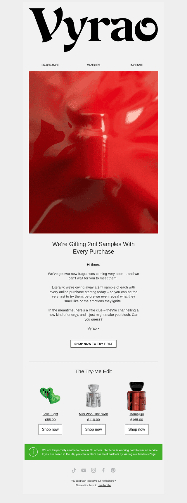 Vyrao email from Tue, Aug 26, 2025