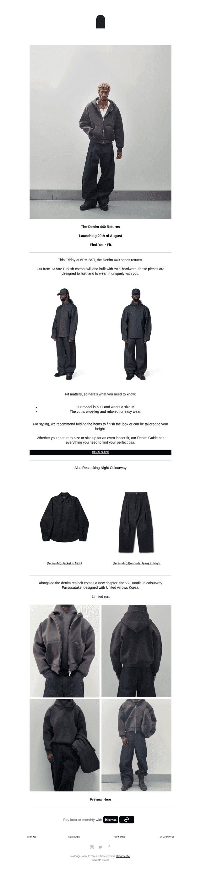 Launching Friday: Denim 440 + Fit Guide