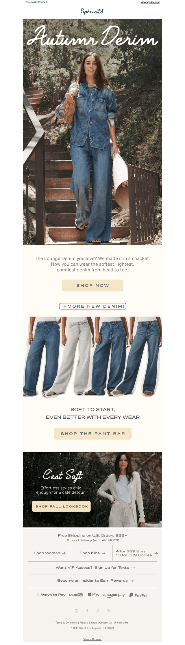 Fall in Love With Lounge Denim 🍂