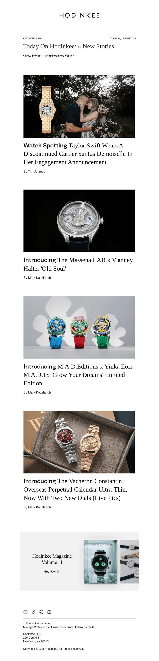 Hodinkee Daily | 08/26/2025