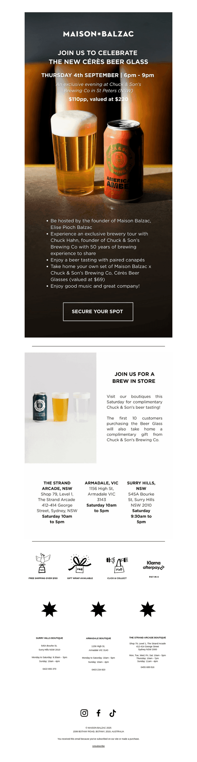 YOU'RE INVITED FOR A BEER