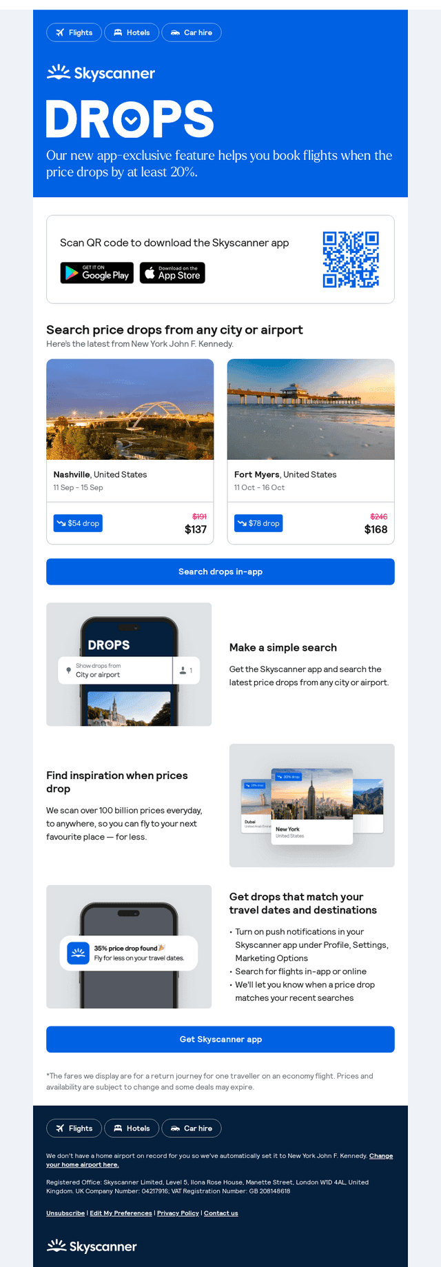 Your weekly price drops, from $137 ✈️ 📉