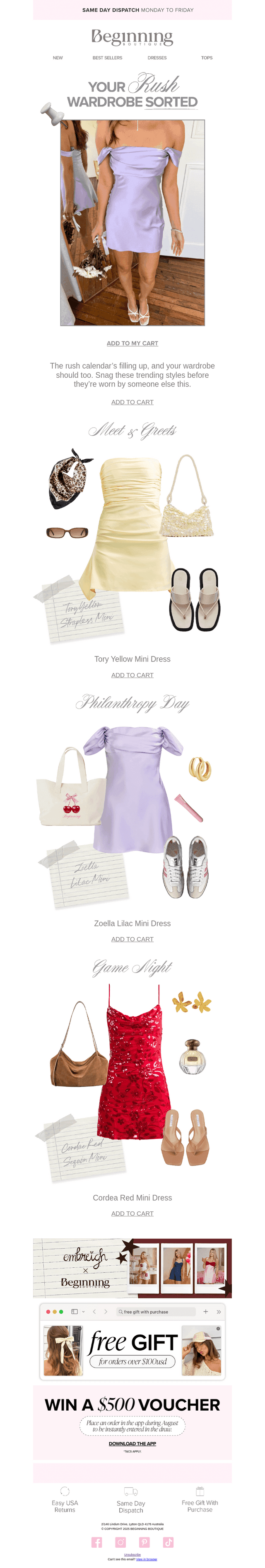 RSVP: You + These Rush Outfits 💌