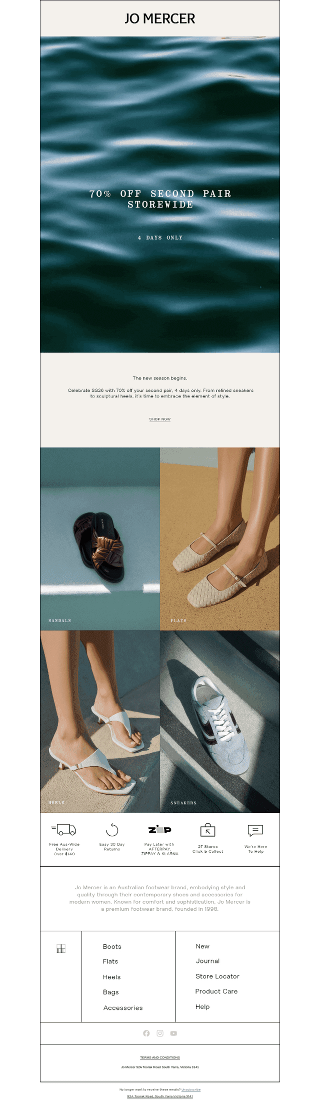 70% Off Second Pair | 4 DAYS ONLY