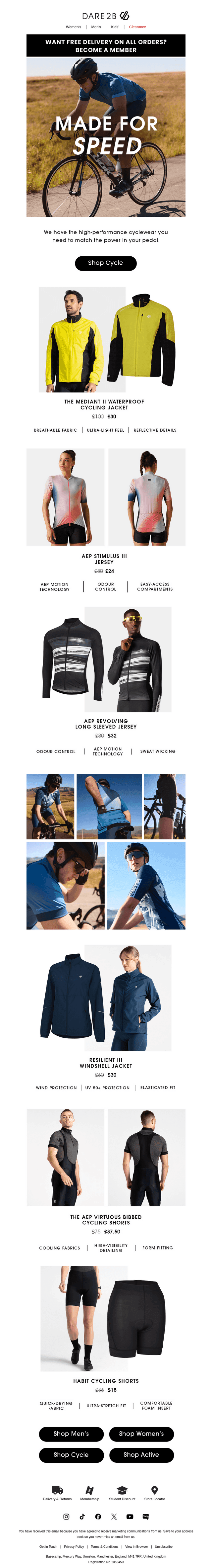 Cyclewear Designed For the Long-haul