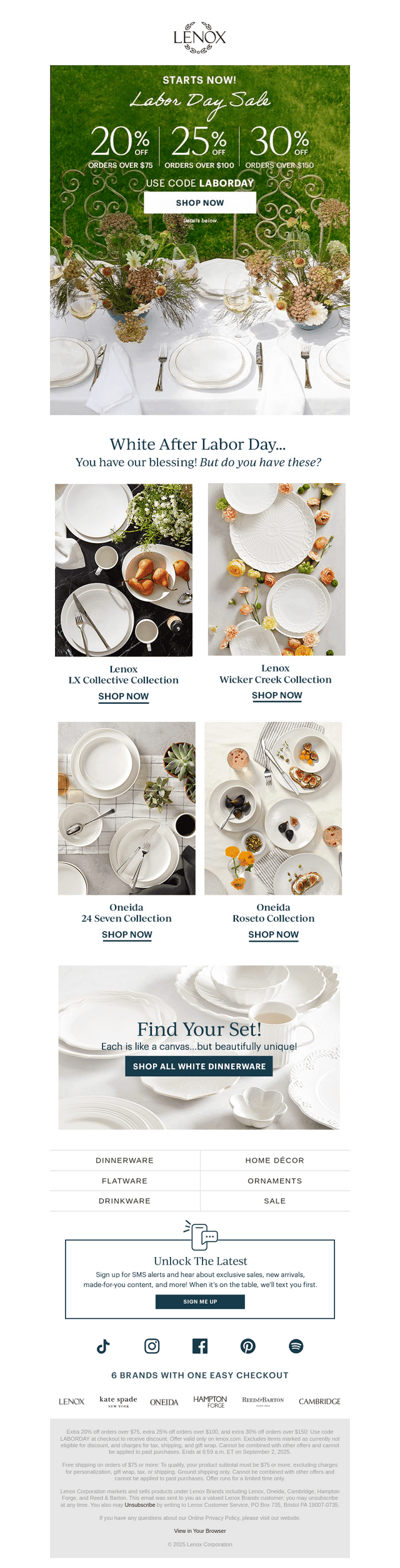 Early Invite: Shop Labor Day NOW!