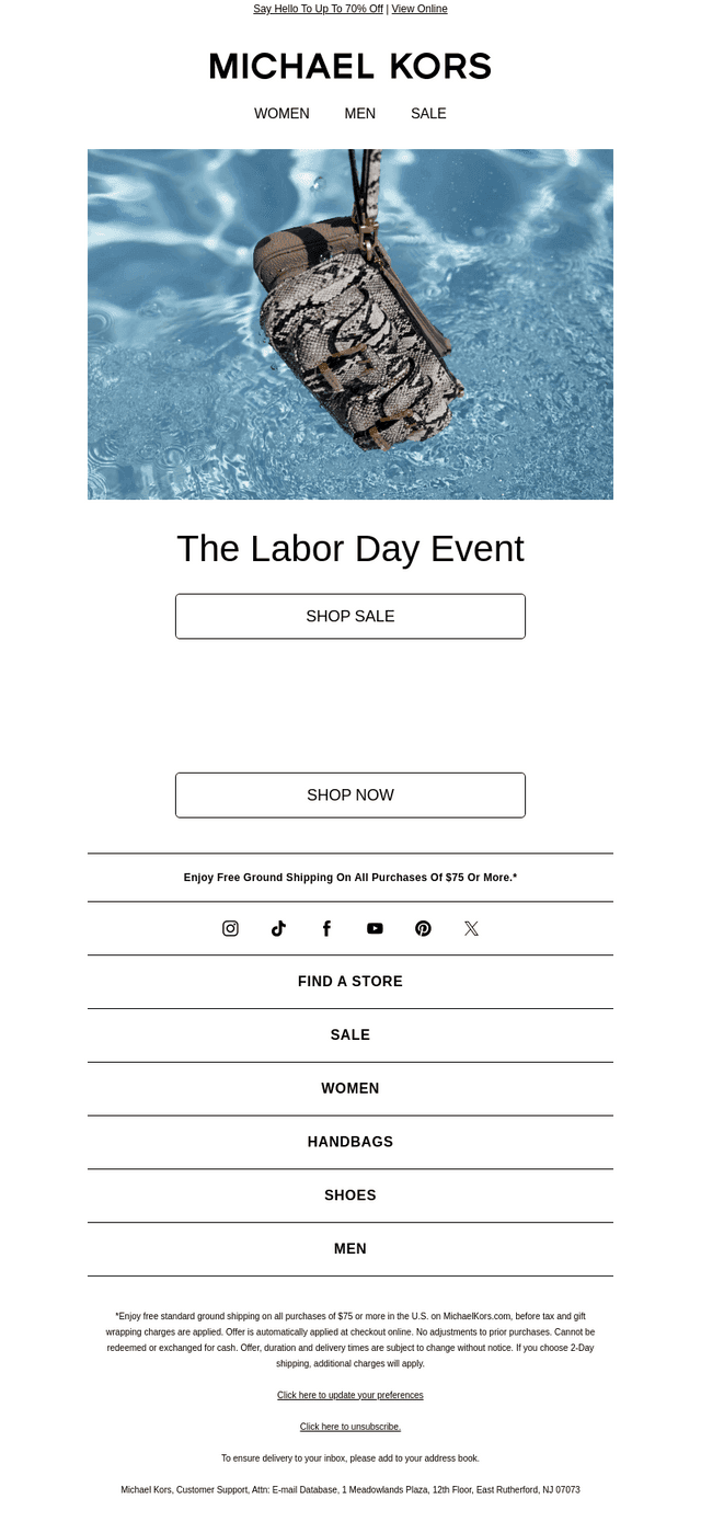 The Labor Day Event Has Arrived