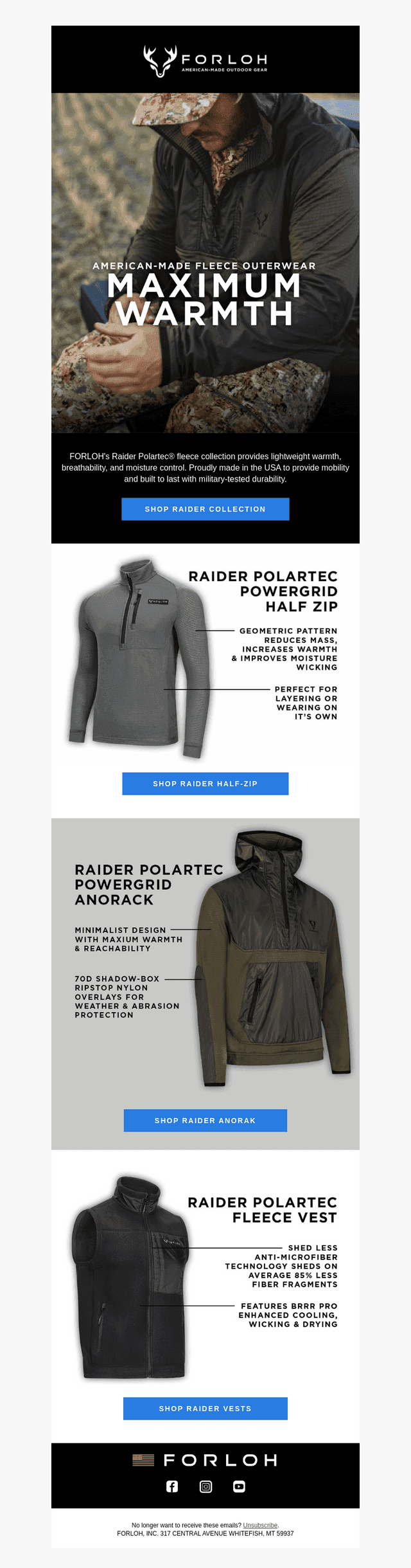 American-Made Fleece Outerwear