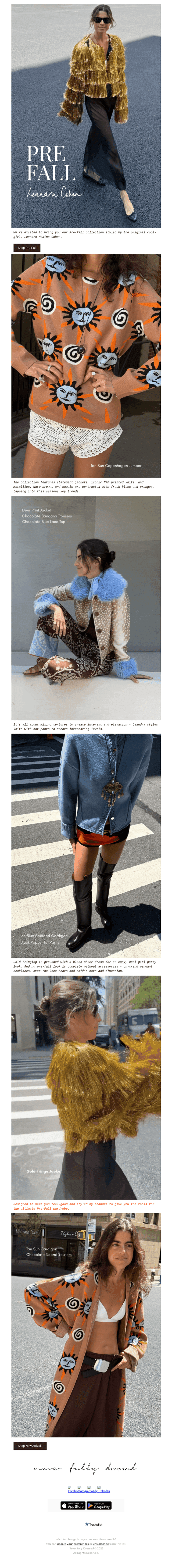 Pre-Fall styled by Leandra Cohen ✨