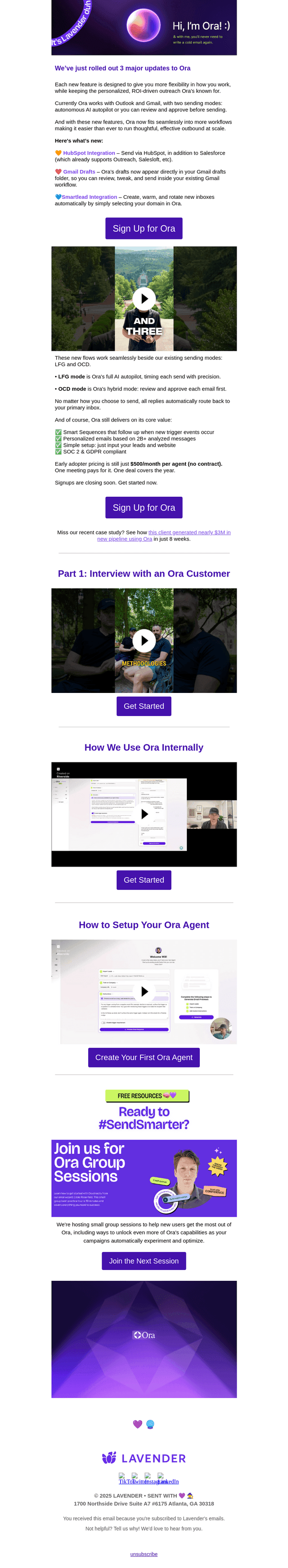 Lavender email from Thu, Aug 28, 2025