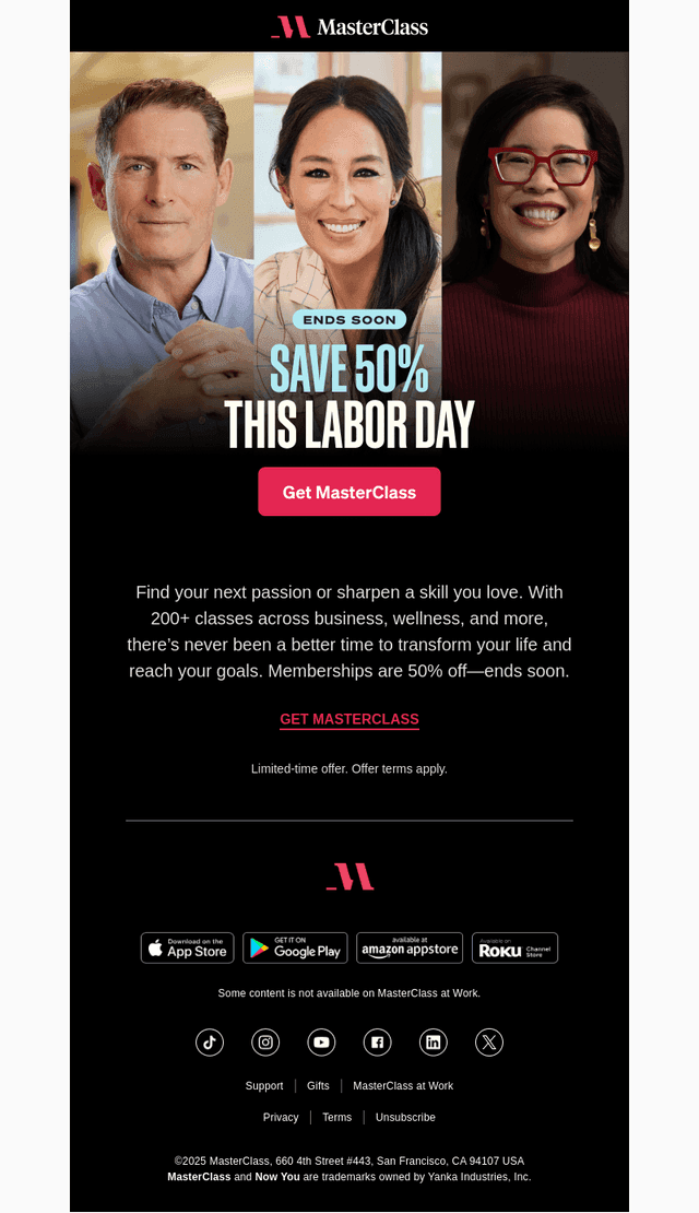 Is this thing on? Act now and get 50% off.