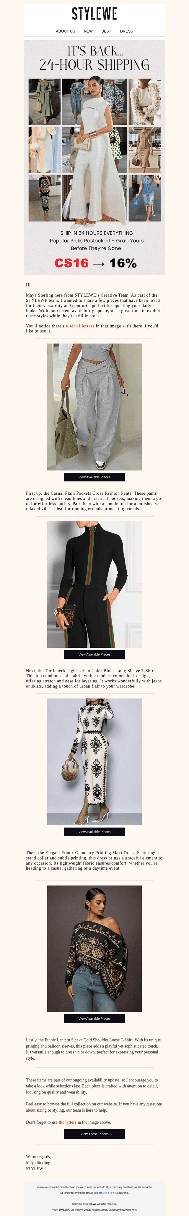Style refresh: curated pieces for your everyday wardrobe