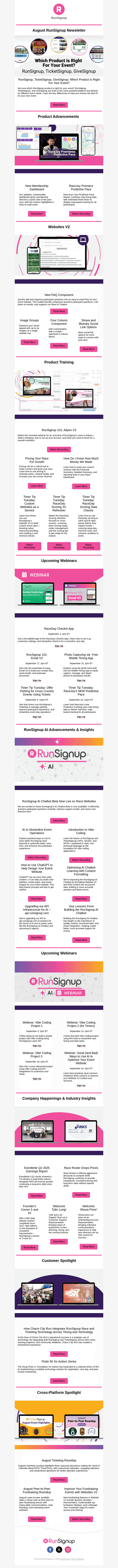 RunSignUp email from Thu, Aug 28, 2025