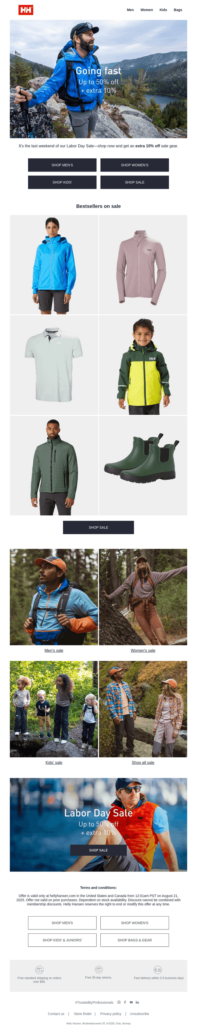 Up to 50% off + extra 10% ending soon