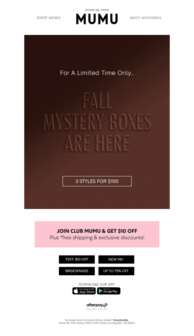 MYSTERY BOXES ARE BACK