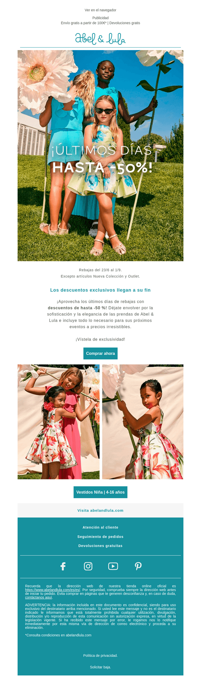 🌹 ¡Últimos días de rebajas! 🌹