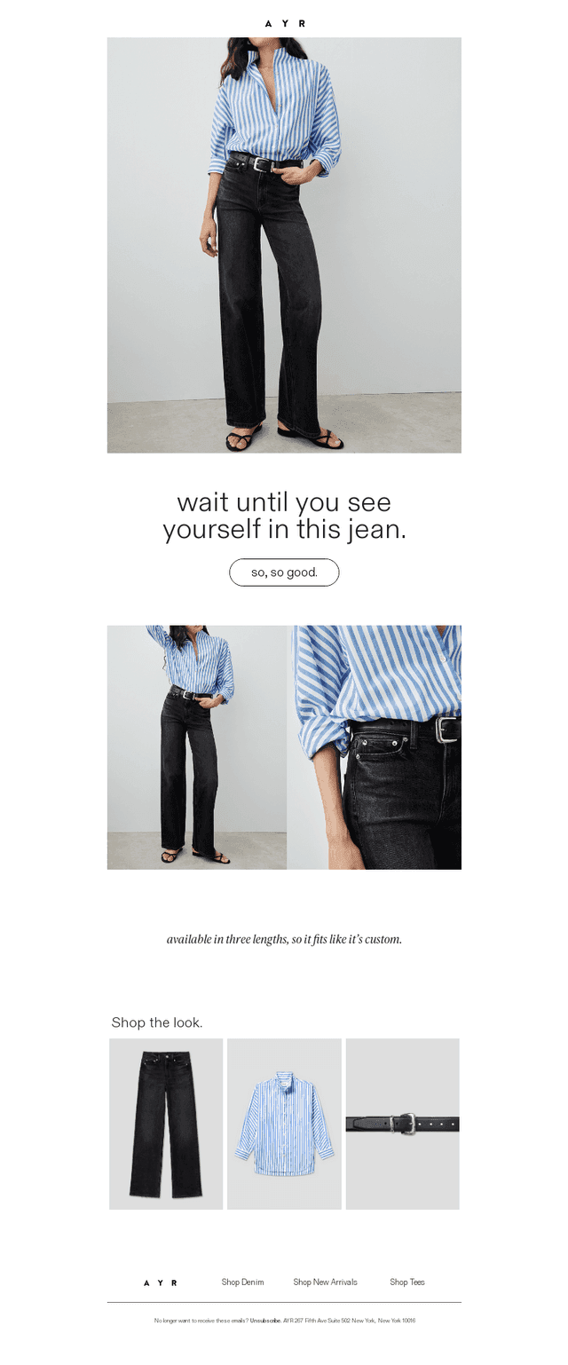 our most sold-out jean