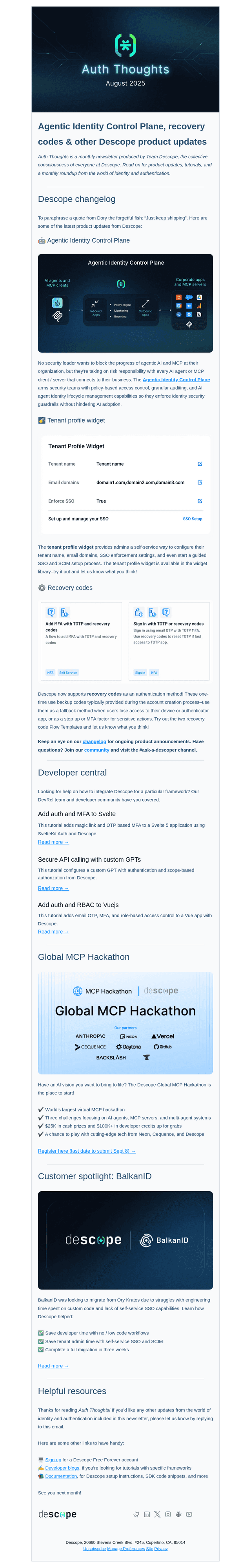 Descope August Product Updates + More