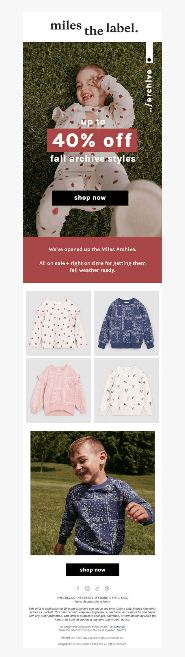 The Fall Archive is now open! 🔥