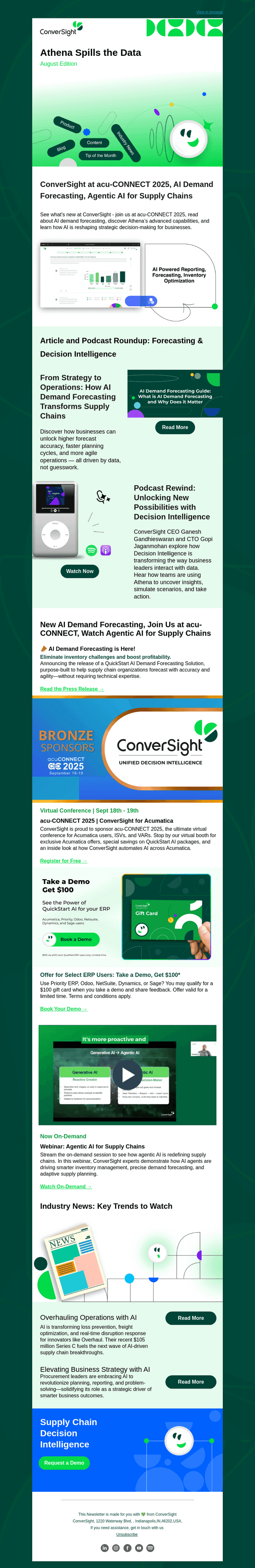 ConverSight's Monthly Roundup: August 2025