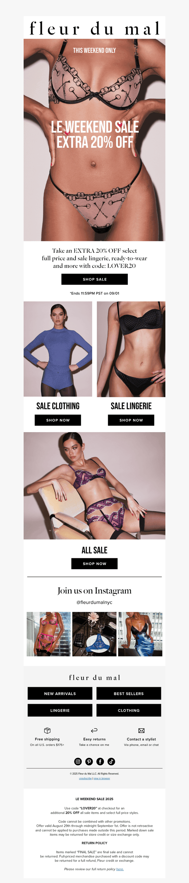 SALE STARTS NOW 🛍️