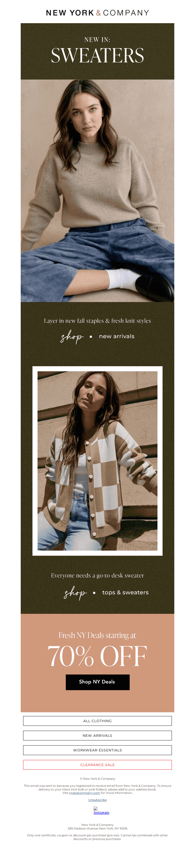 New In: Cozy Sweaters
