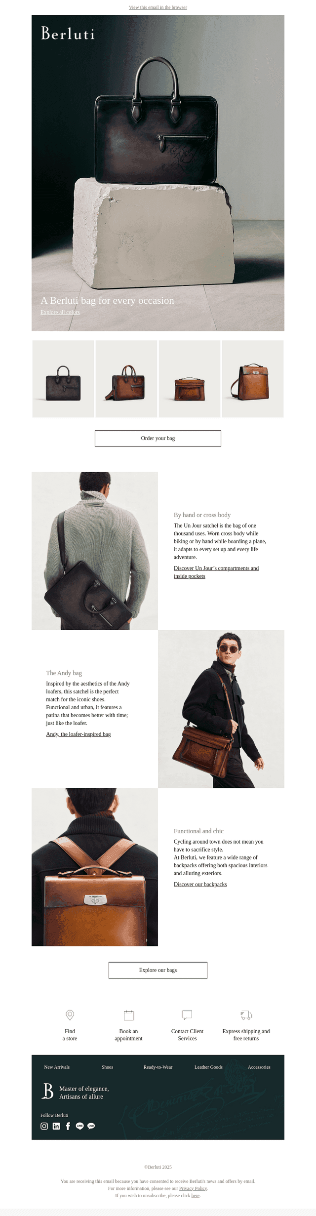 A bag for every occasion