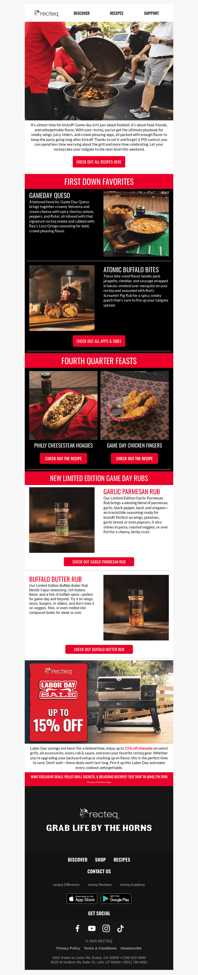 Ready for Kickoff? Your Game Day Menu Awaits 🏈