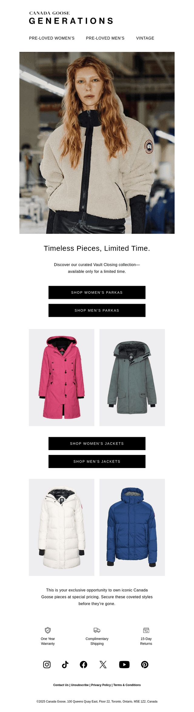Final Call: Pre-Loved Pieces, Special Pricing