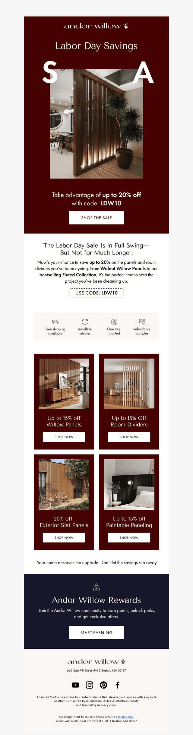 Labor Day Savings