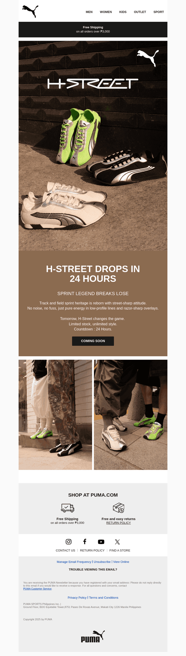 H-Street Drops in 24 Hours