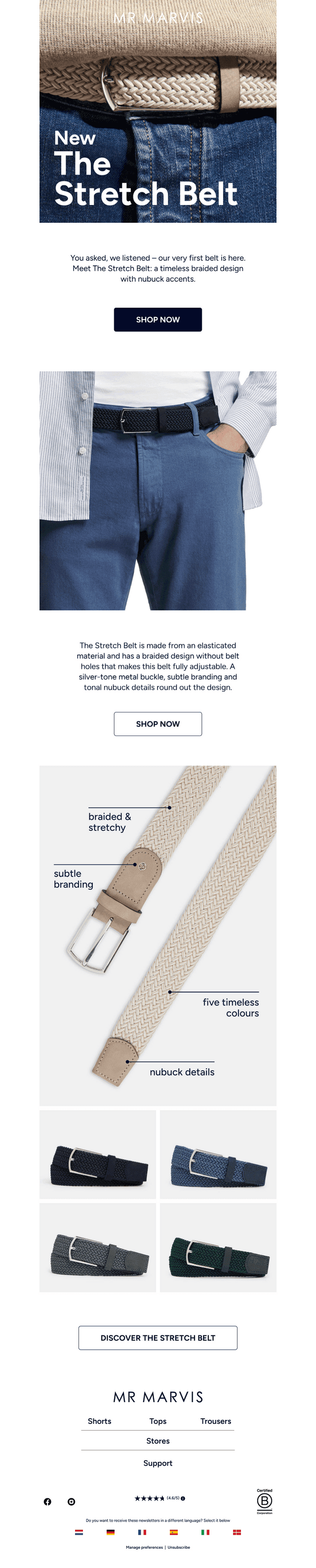 It’s here: The Stretch Belt