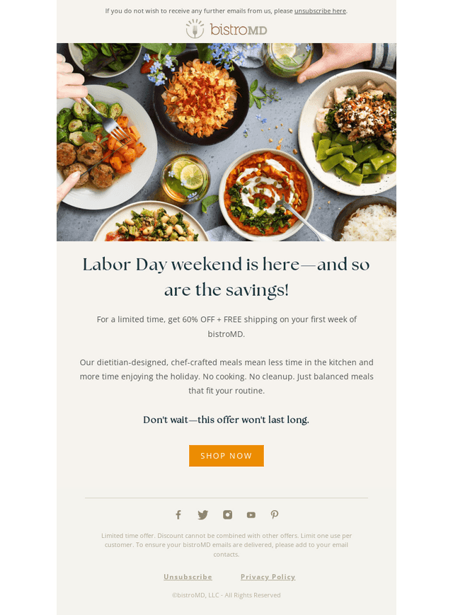 Labor Day Savings: 60% OFF 🎉