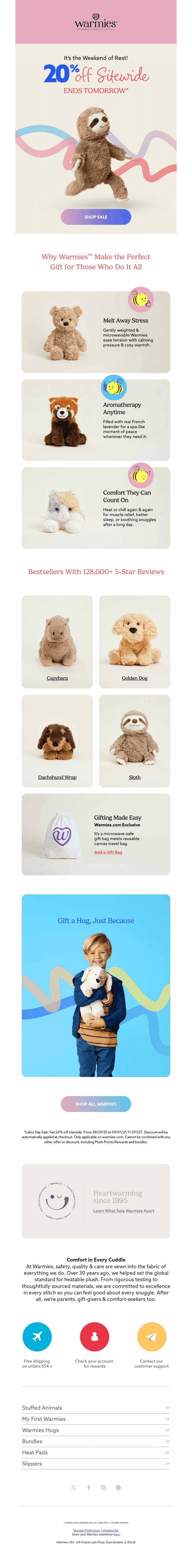 20% OFF sitewide ends tomorrow!
