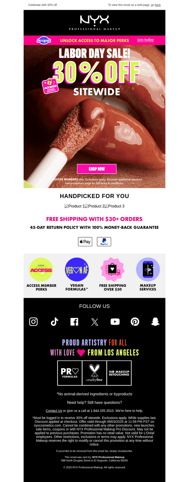 Your 30% off is calling 📞