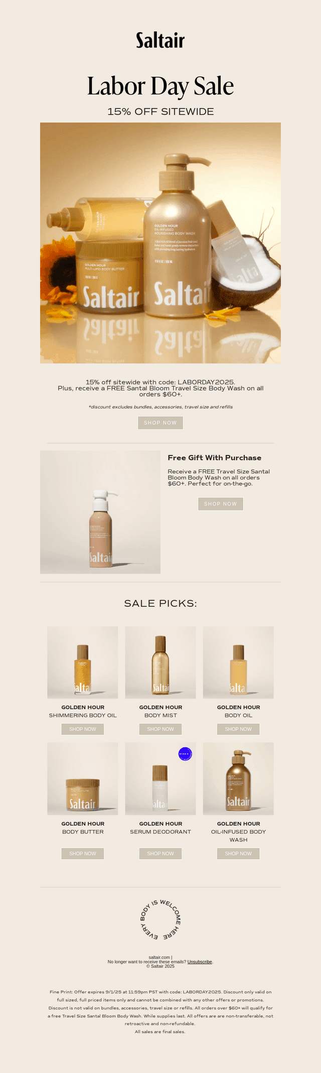 15% Off Still On