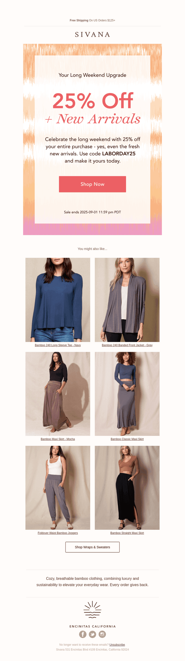 25% Off - Long Weekend, Big Savings 🎉