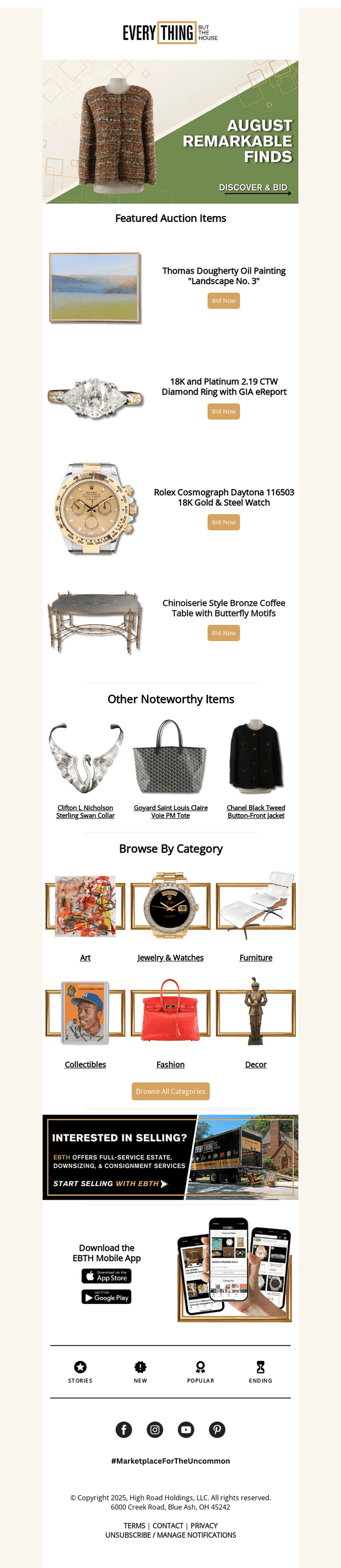 ✨ ENDING at 8:00pm ET: AUGUST REMARKABLE FINDS