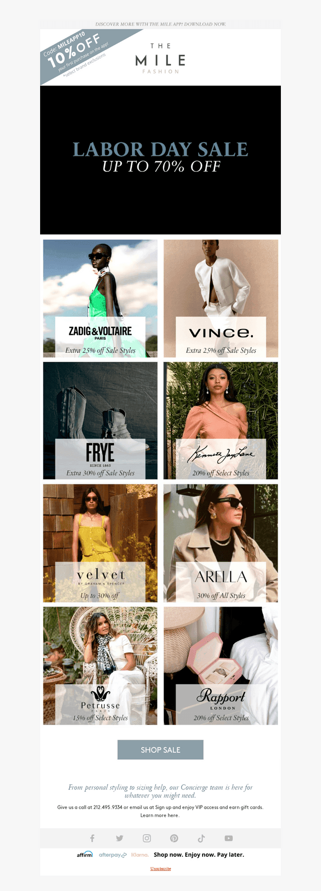 Labor Day = Designer Day 💼 70% Off