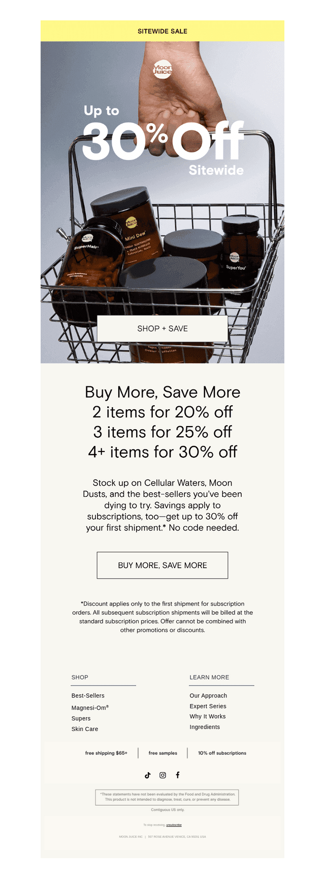up to 30% off sitewide
