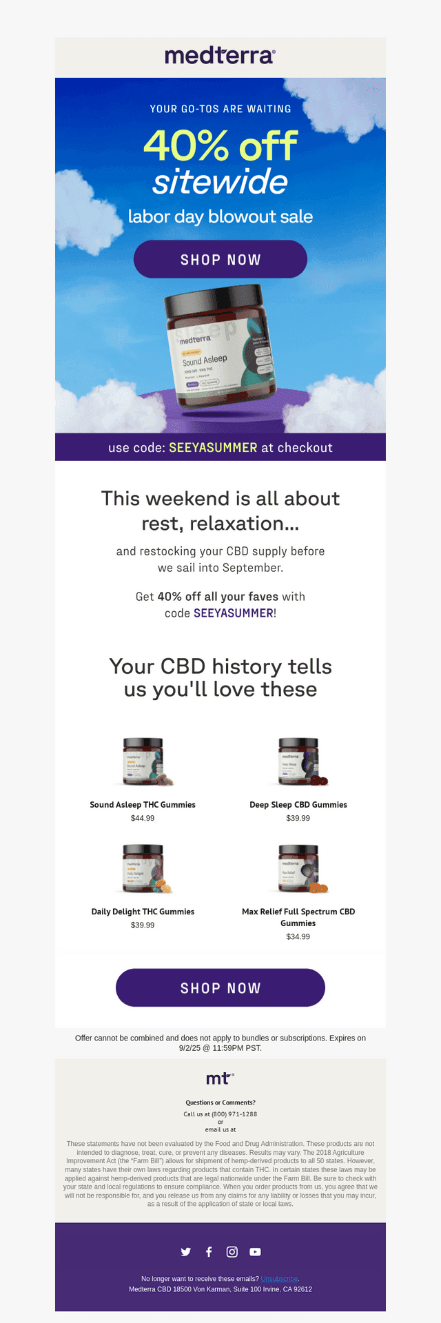 Want 40% off? 🌞