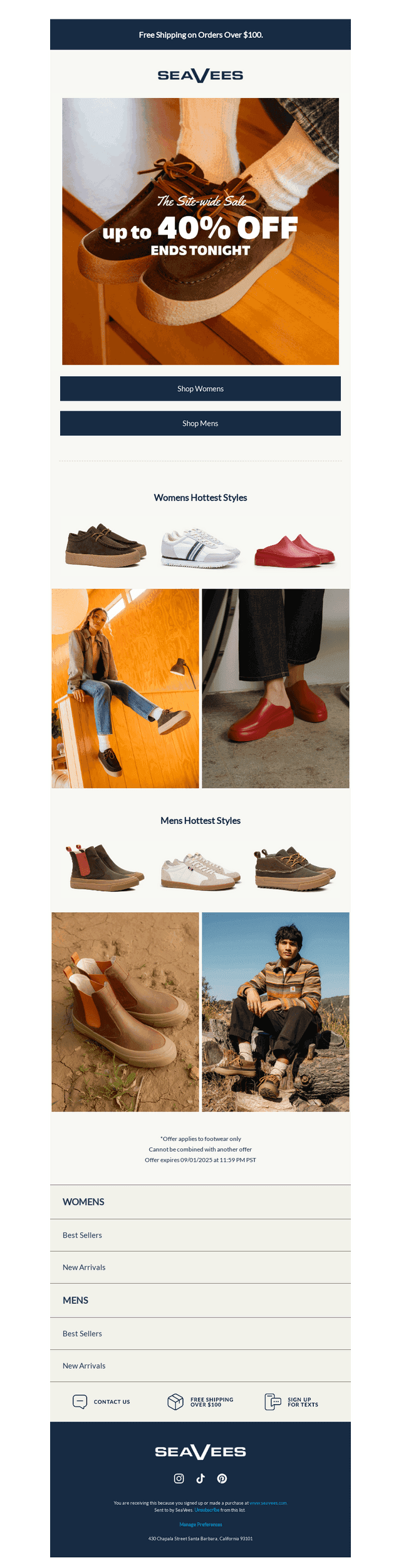 ENDS TONIGHT: THE SITE-WIDE SALE